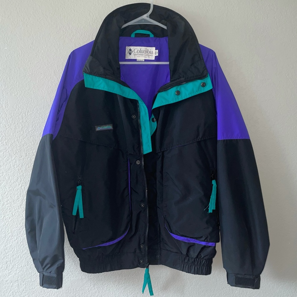 Vintage 90s Columbia Jacket Shell Powder Keg Med